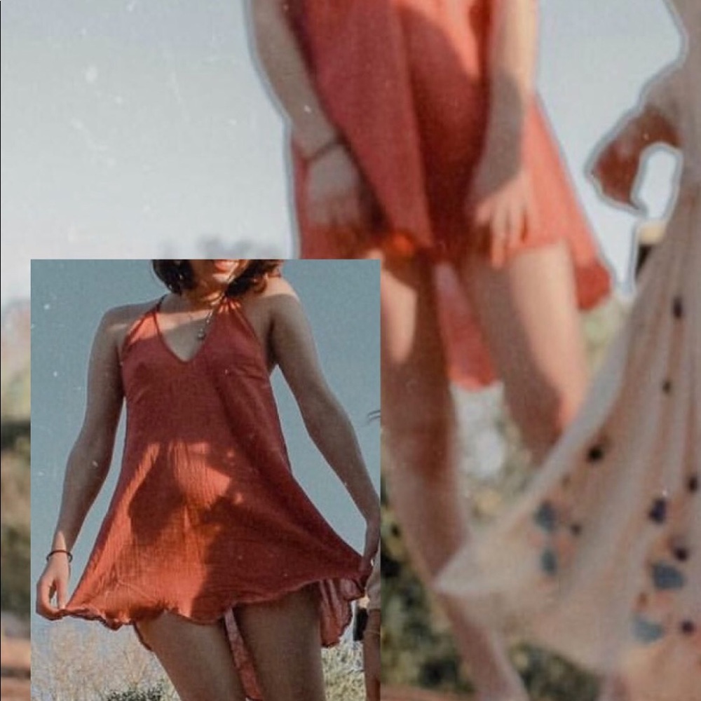 Free People pink dress